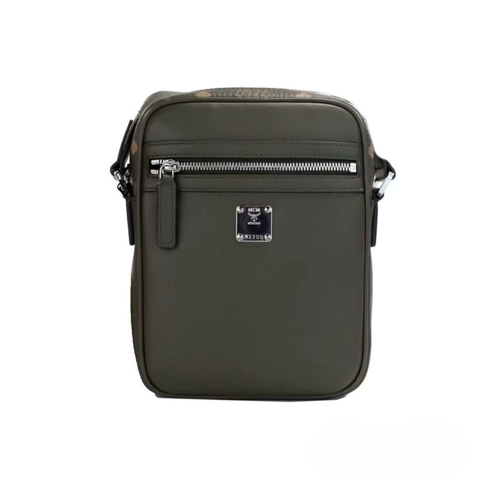 MCM MCM Visetos Leather Camera Crossbody Women's Bag